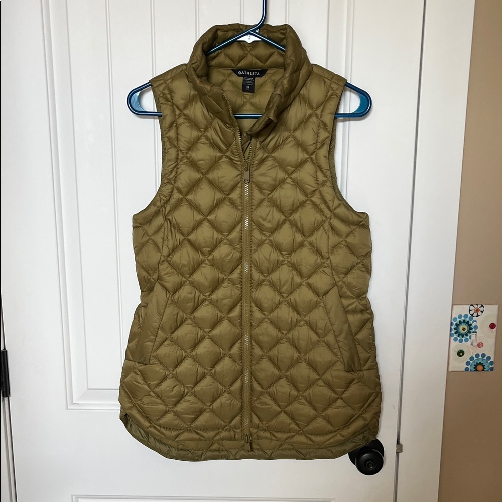 Athleta Women's Quilted Green Vest